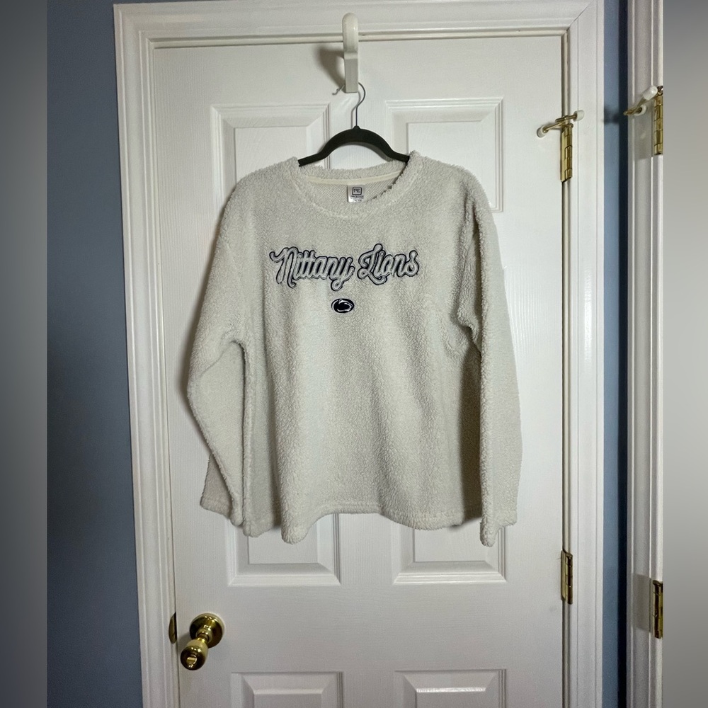 Pro Edge Penn State Cream Fleece Sweatshirt